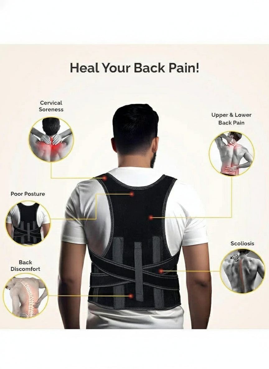 Posture Corrector Unisex Black